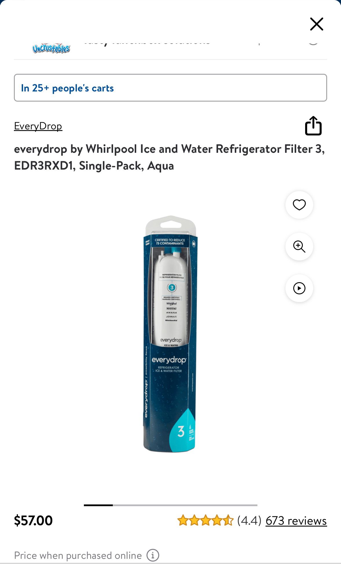Fridge Water Filter