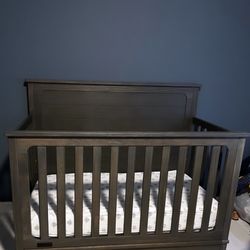 Dark Gray Crib