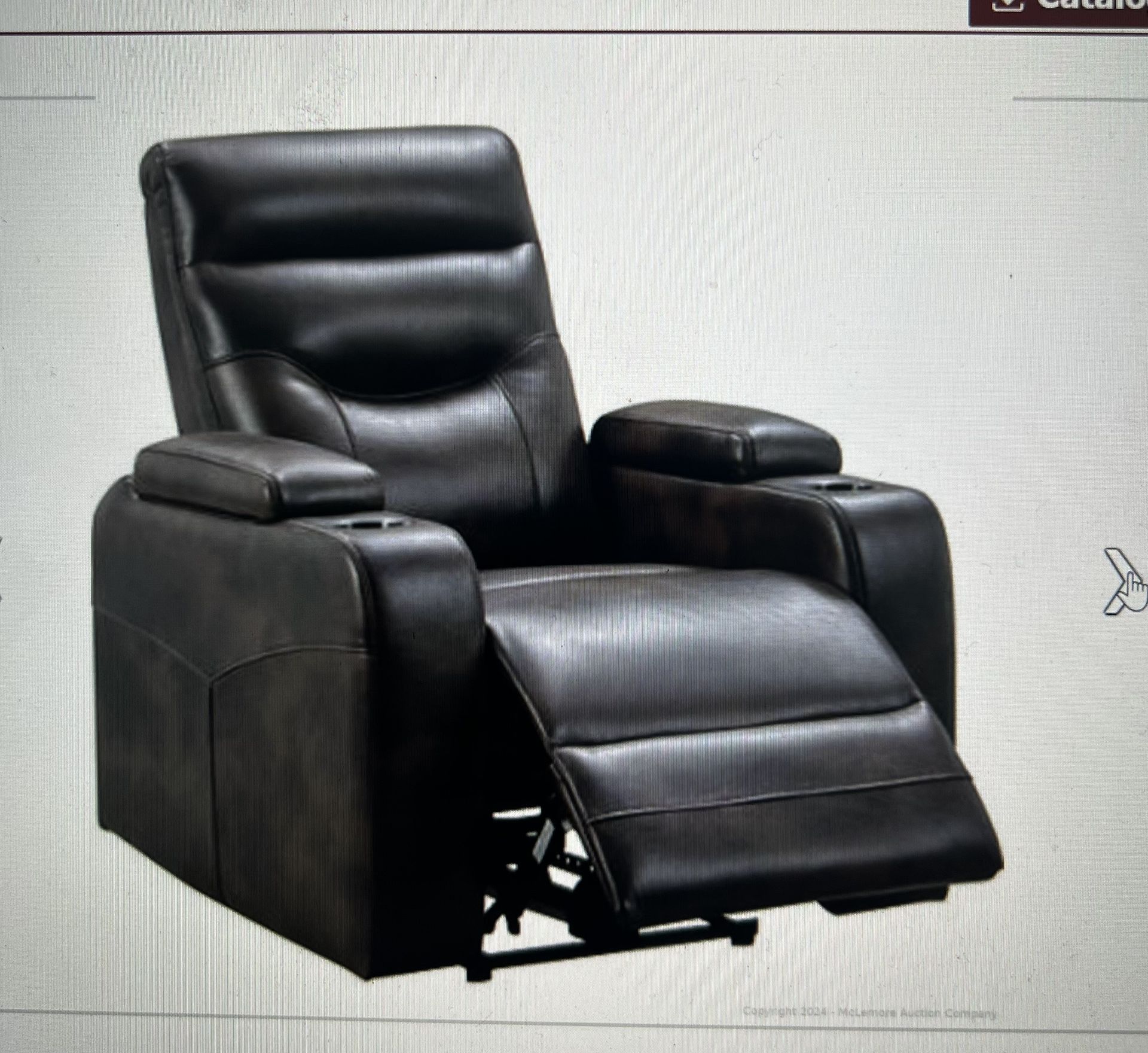 Power Theater Recliner BLACK New In Box