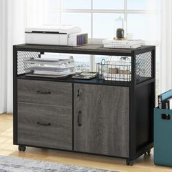 Mueble Para Oficina ( Cajonera ) Color Gris NEW , No Escritorio, No Desk