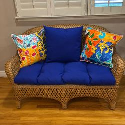 Wicker Chair/Loveseat