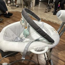 Baby Swing And Crib With Mattress 