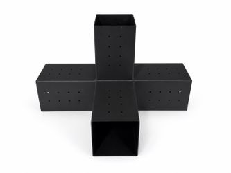 6x6 4-Way Pergola Brackets Set of 2 – Heavy Duty Steel – Multiple Sets Available