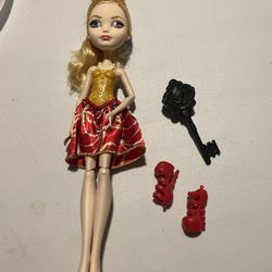 Ever After High “Apple White” Doll wity Accessories Mattel 2015