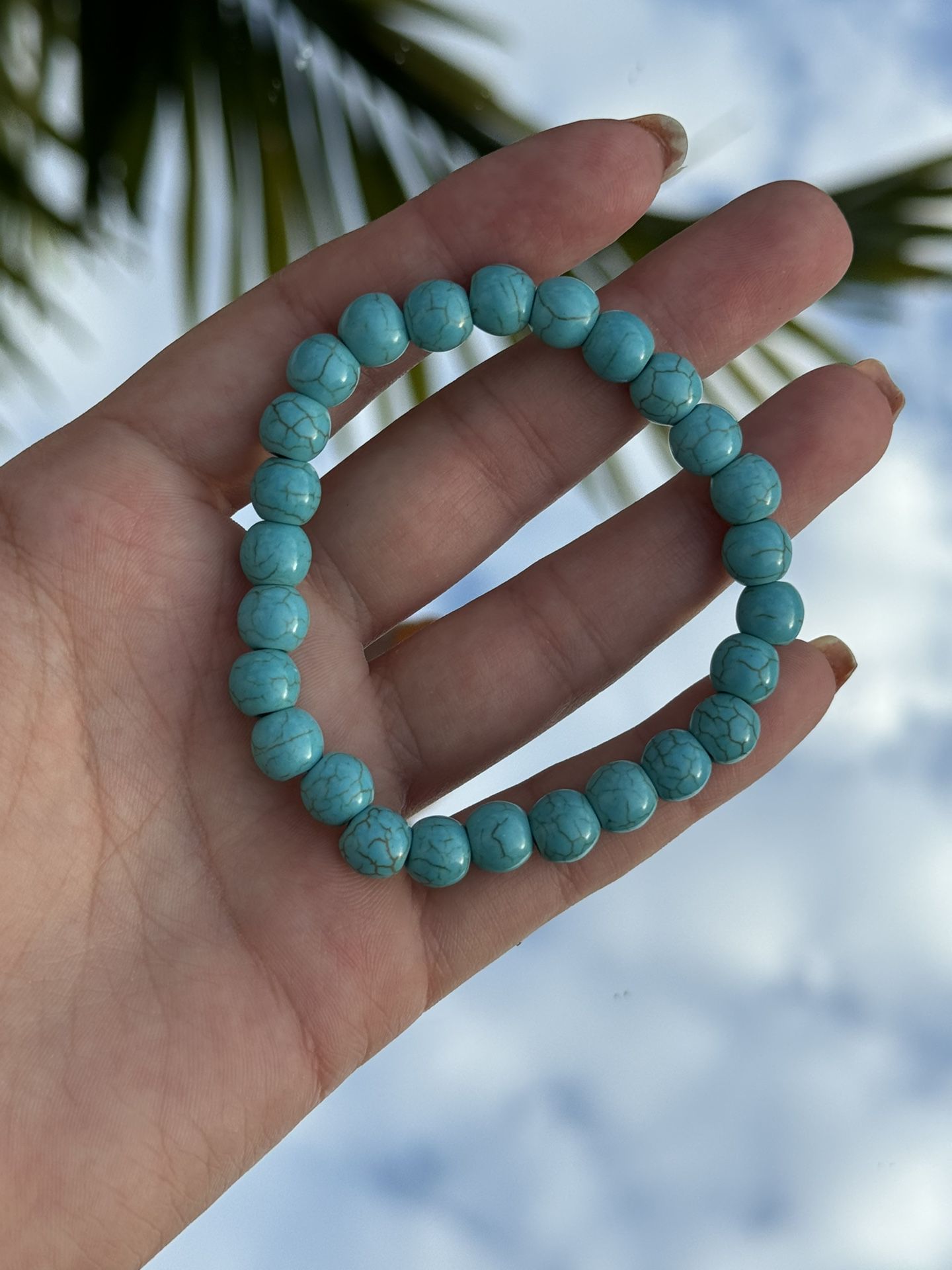 Turquoise Crystal Bracelet 