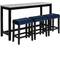 Bar Stool And Table Set 
