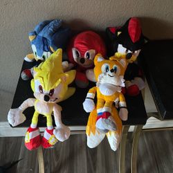 🌀 Sonic the Hedgehog Plush Toys (Brand New, Sealed)