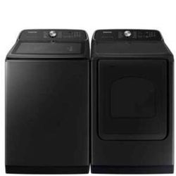 Smart Samsung Front Load Electric Dryer - Blackm
