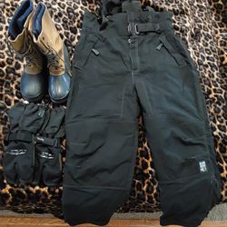 Snow Boarding/ski Pants, Gloves & Boots
