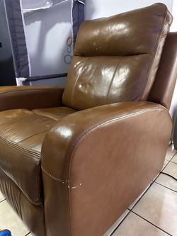 Brown Recliner Rocking Chair