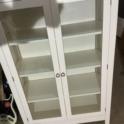 Pottery Barn Display Cabinet