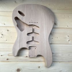 Strat Style Guitar Body-SSS- Hardtail/ 3- Piece Alder/ 4.7 Lbs / CNC- 3D Creation 