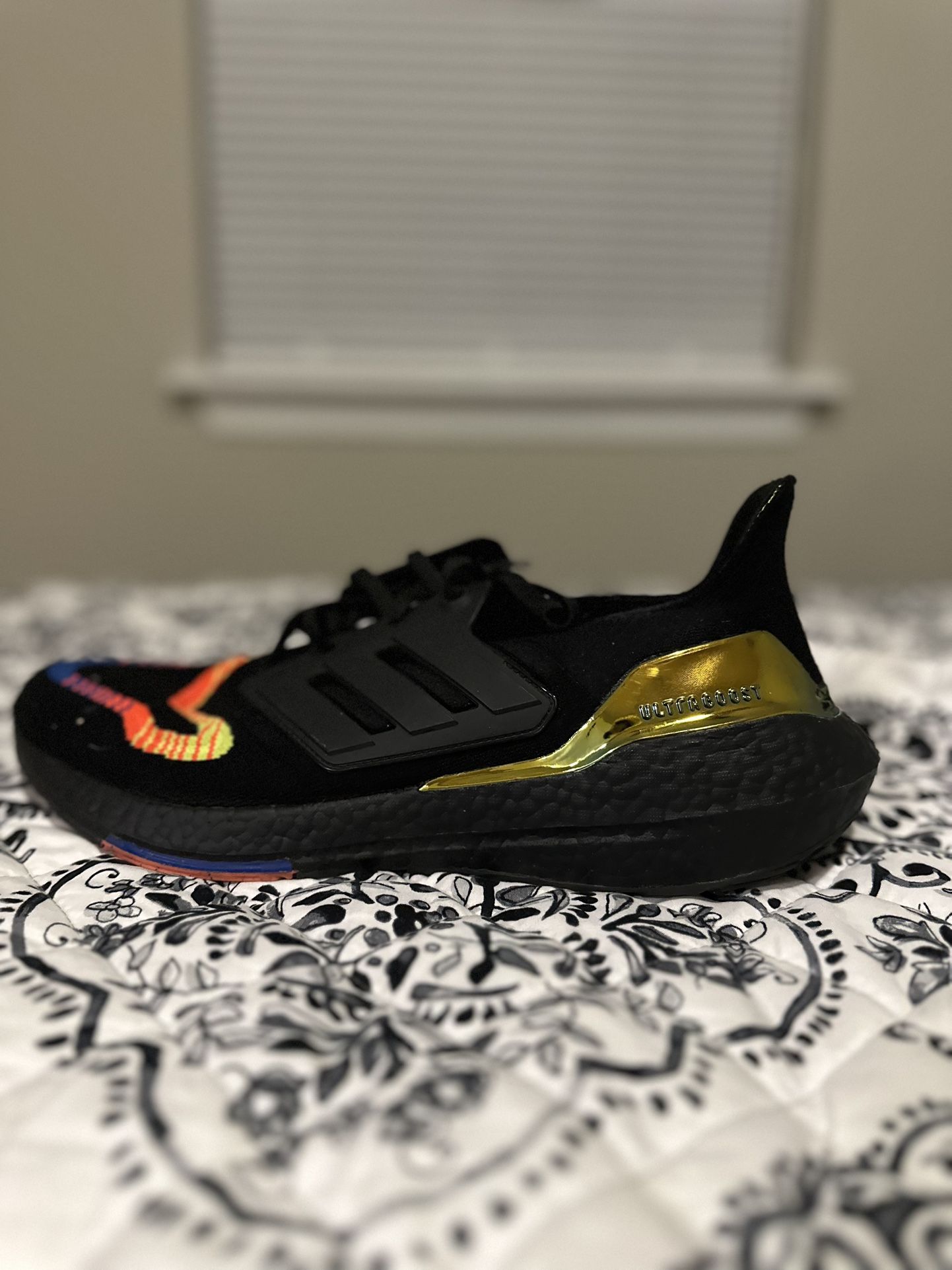 Adidas Ultra Boost “Rainbow” – Rare Colorway, Men’s Size 12 – Light Use