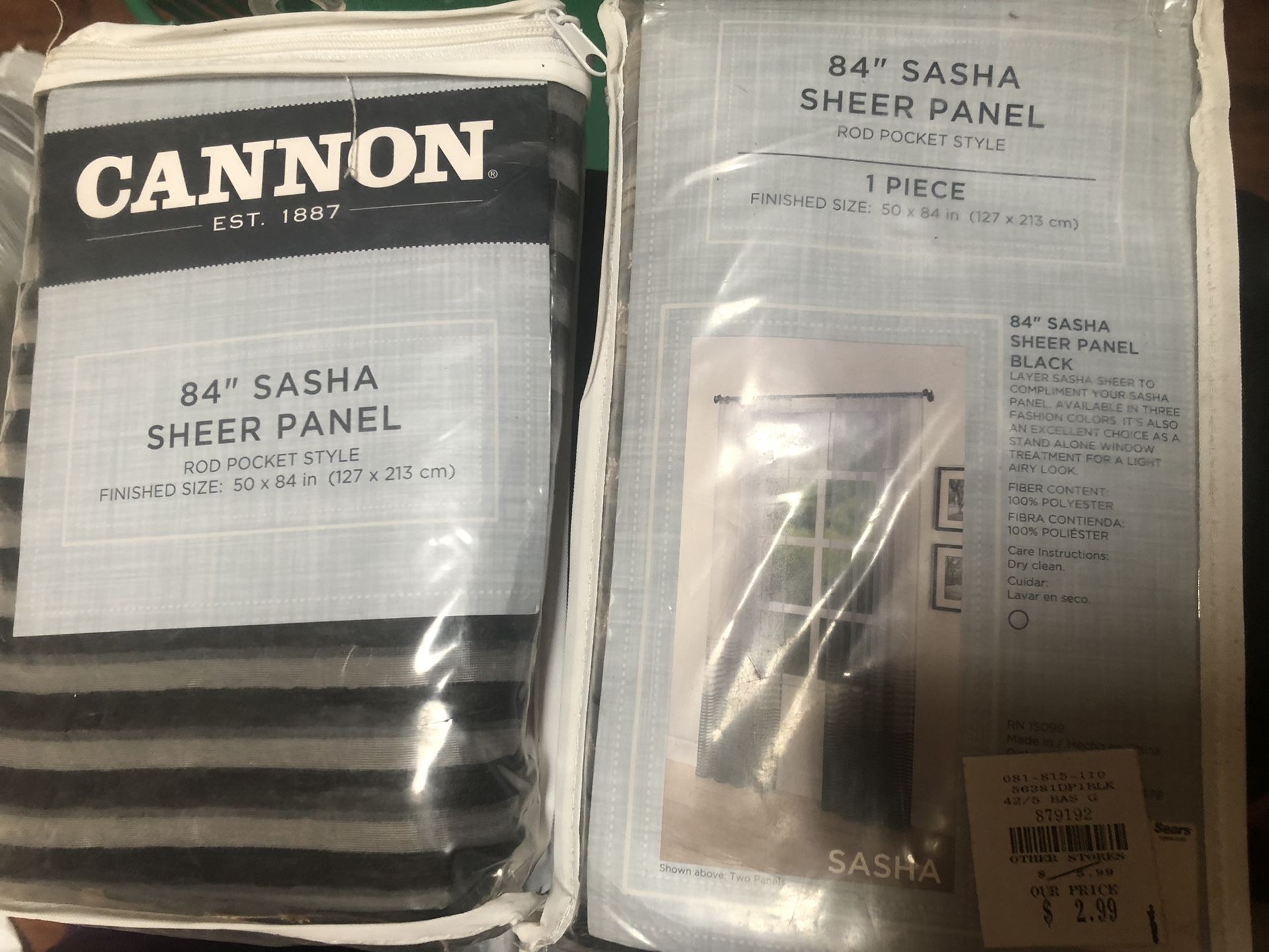 New 84” Sasha Sheer Panel