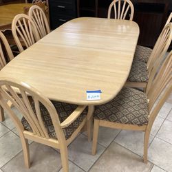 Table With 6 Chairs 