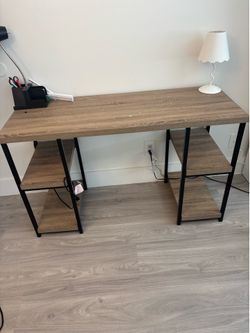 wooden desk
