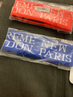 SUPREME FW19 INTERNATIONAL HEADBAND ROYAL