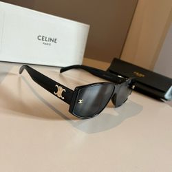 CELINE Unisex Black Sunglasses
