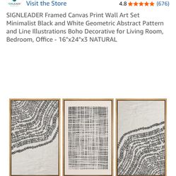 Framed Canvas Print Wall Art