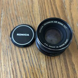 Konica Camera Lens