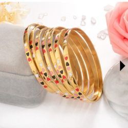 Hearts Seven Set Of Bracelets Stainless Steel 