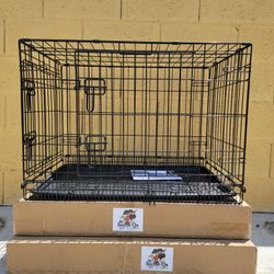 30" Dog Crate, S/M Dogs, Double Door 