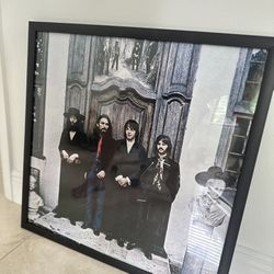 Beatles Poster And Frame