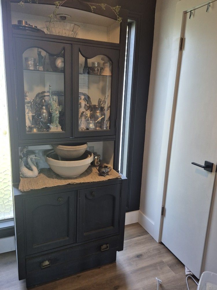 Vintage Solid Wood Hutch