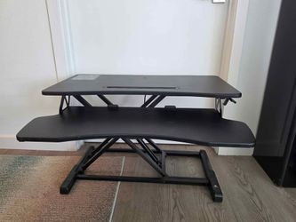 TechOrbits Black Standing Desk Converter