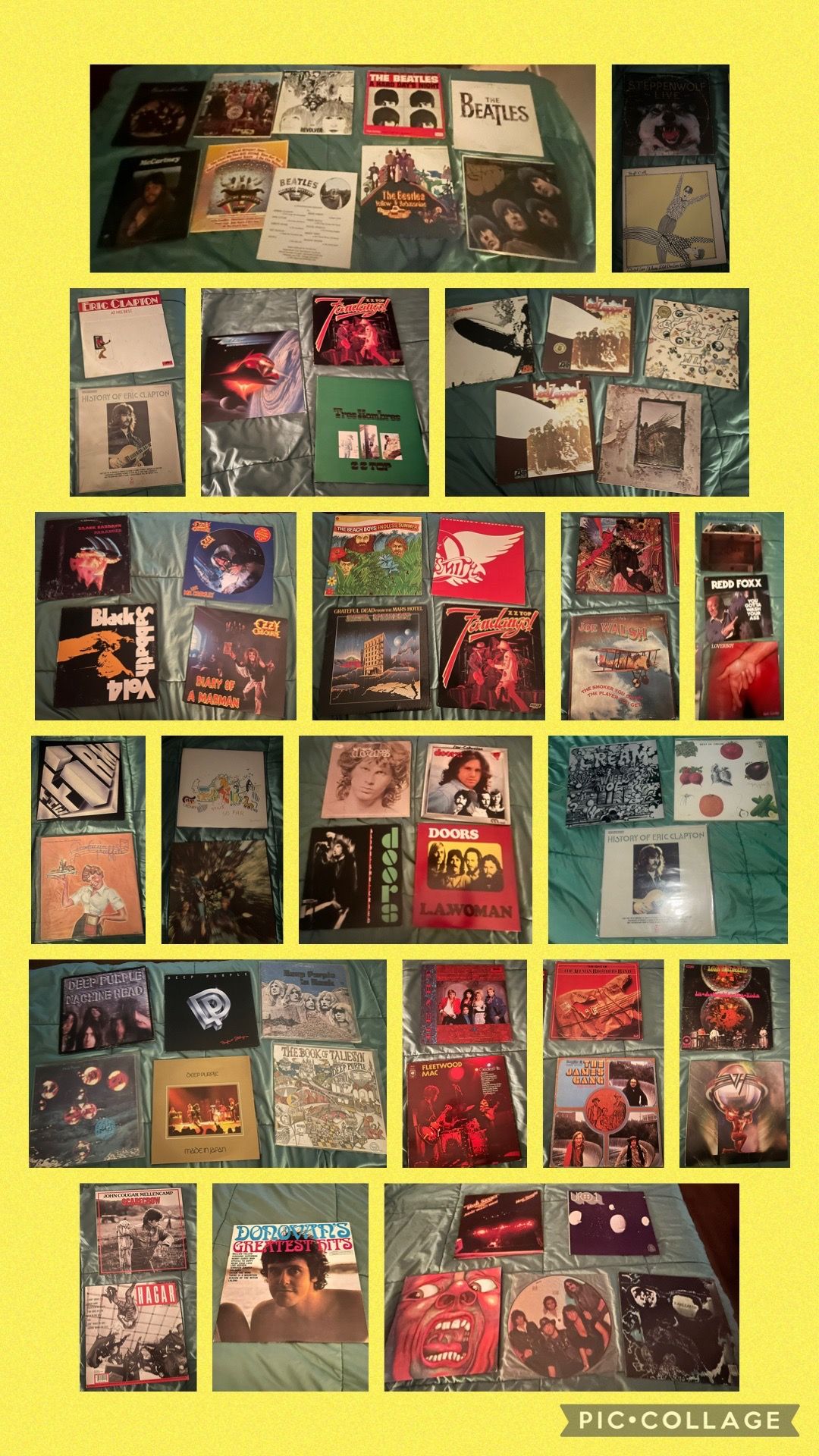 Vintage Vinyl Record Collection