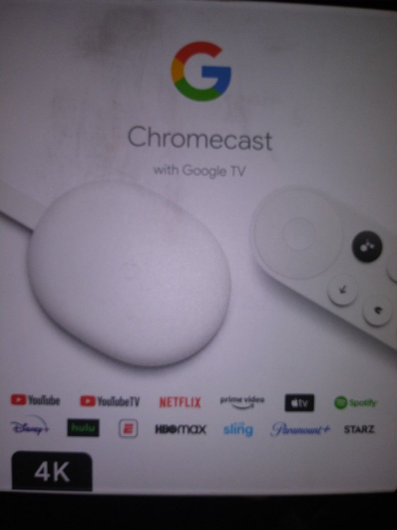 Brand New Chromecast with Google TV 4K