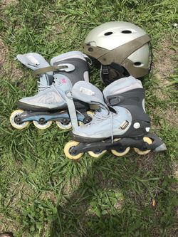 Rollerblades & helmet