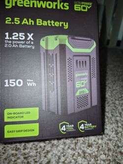 Greenworks 60V UltraPower 2.5Ah Battery