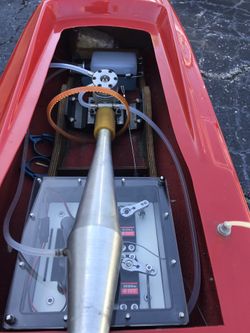Prather Deep Vee 41” RC Boat with O.S. Max .46 complete