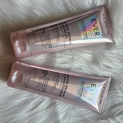 L'Oreal Paris EverPure Sulfate-Free Vegan Hair Care Kit - Shampoo and Conditioner to Strengthen and Repair Hair Bonds