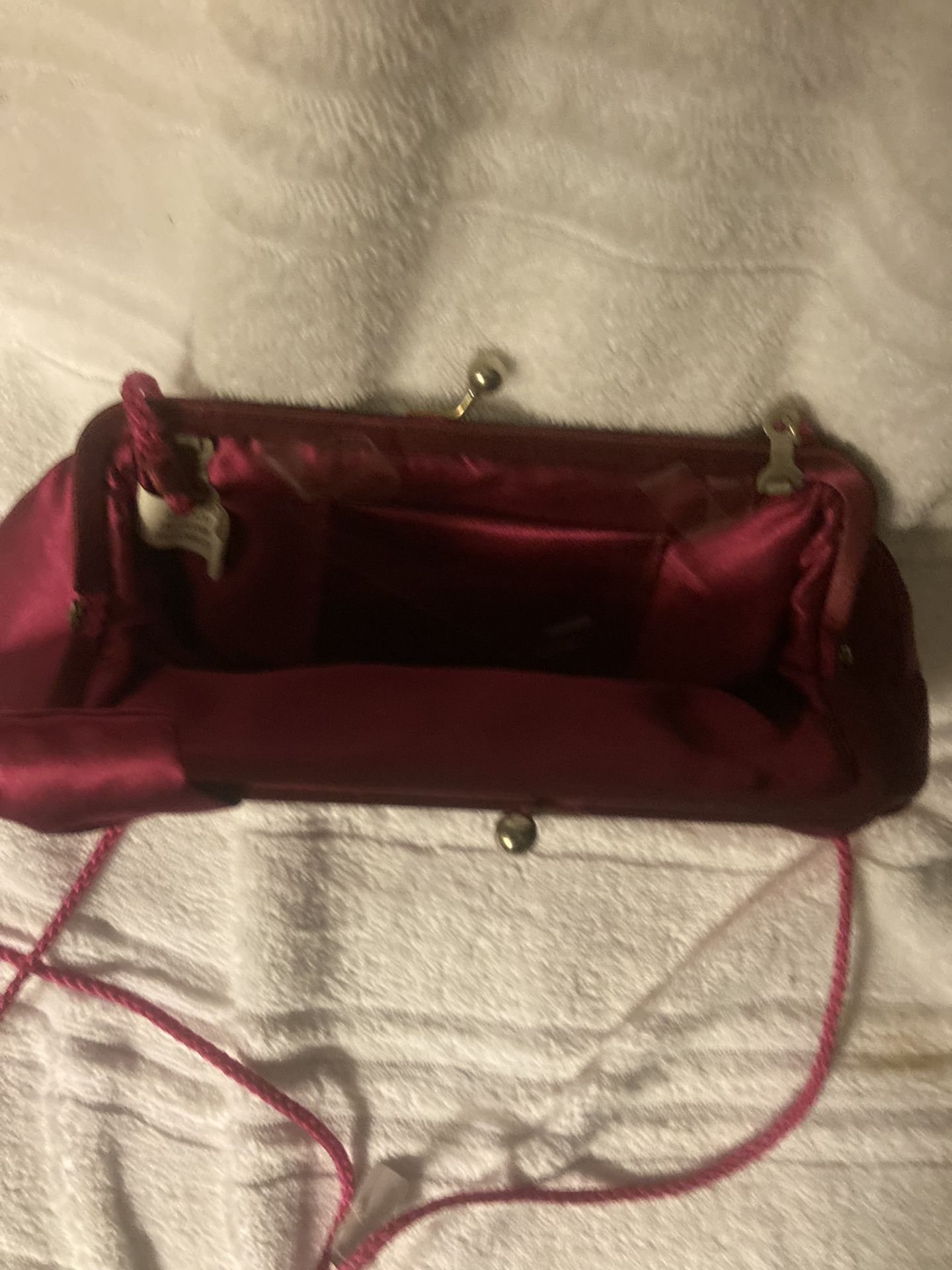 Vintage Satin Evening Purse 