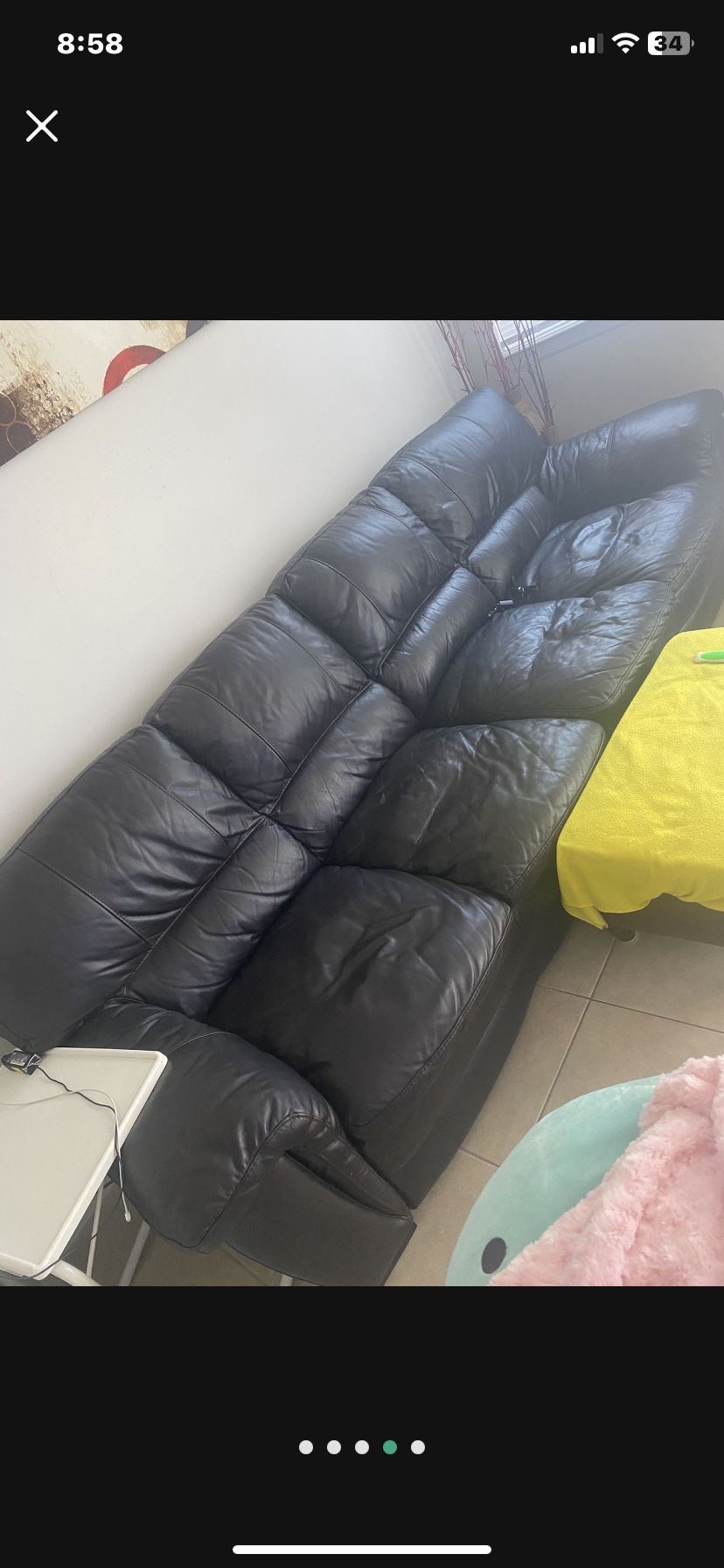 Leather Couch