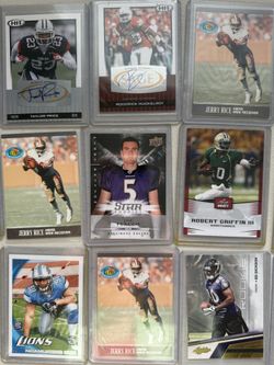 70+ NFL Football Card Lot - Rookies, Autographs, Hall of Famers - Jerry Rice, Von Miller, Eli Manning