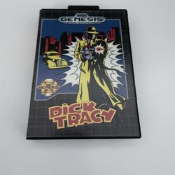 SEGA Genesis - Dick Tracy - Complete/CIB - Cleaned & Tested No Manual