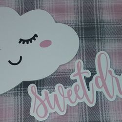 Baby Girl Room Decor Lot. 8 Hanging Wall Decor
