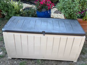 Outdoor Plastic Garden Storage Box
