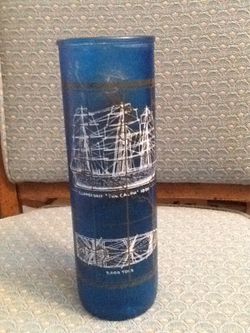 Nautical candle holder