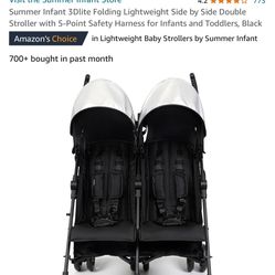 Summer Infant Double Travel Stroller 