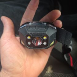Husky Headlamp 850 Lumens Dual-Power LED Rechargeable 