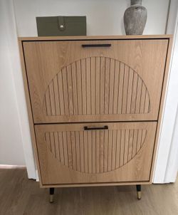 2 Drawer Shoe Cabinet