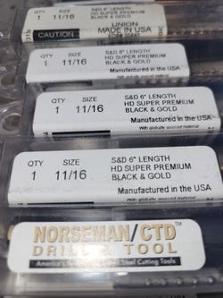 Brand New 11/16 Drill Bits