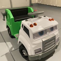 Toddler Recycling Truck Interactive Ride On Toy,