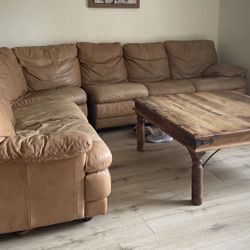 Leather Couch 