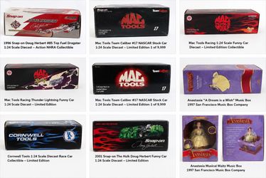 Diecast Collectibles & Music Boxes Lot of 9
