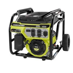 RYOBI 8125-Watt Gasoline Powered Portable Generator with CO Detect Shutdown Sensor  The RYOBI 8125-Watt Portable Generator is the perfect power soluti